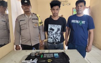 Polsek Dolok Batu Nanggar Tangkap Pengedar Sabu, Amankan 21 Paket Siap Edar