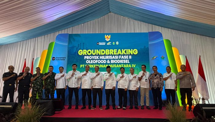Kapolres Simalungun Hadiri Groundbreaking Hilirisasi Perkebunan PTPN IV di KEK Sei Mangkei