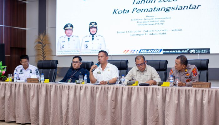 Pematangsiantar Siapkan Pawai dan Upacara May Day 2026 di Lapangan Adam Malik