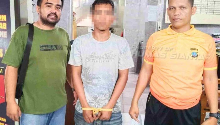 Polsek Siantar Martoba Tahan Pelaku Curat Kabel Tower, Buron 5 Bulan