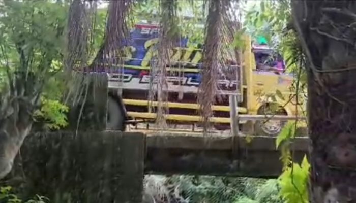 Jembatan Penghubung Dua Dusun di Air Batu Asahan Rusak, Diduga Dirusak Oknum Tak Bertanggung Jawab