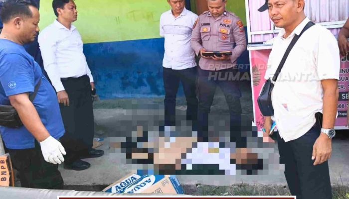 Pria Ditemukan Meninggal di Samping Gerobak Jus Pudding Jalan Parapat KM VII