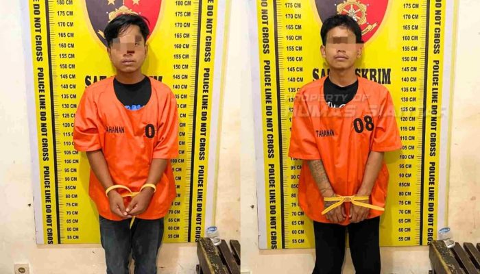 Dua Pelaku Curat di Taman Bunga Pematangsiantar Ditangkap, Polisi Amankan HP dan Knuckle