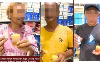 Polsek Siantar Barat Gerebek Rumah di Jalan Jintar, Tiga Orang Positif Sabu