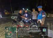Polsek Bosar Maligas Gelar Patroli Malam Blue Light Cegah Balap Liar dan Kejahatan 3C