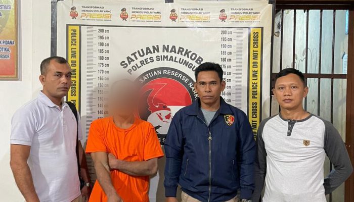 Bandar Sabu di Raya Kahean Ditangkap Polsek Simalungun, Sempat Lawan Petugas Pakai Gunting