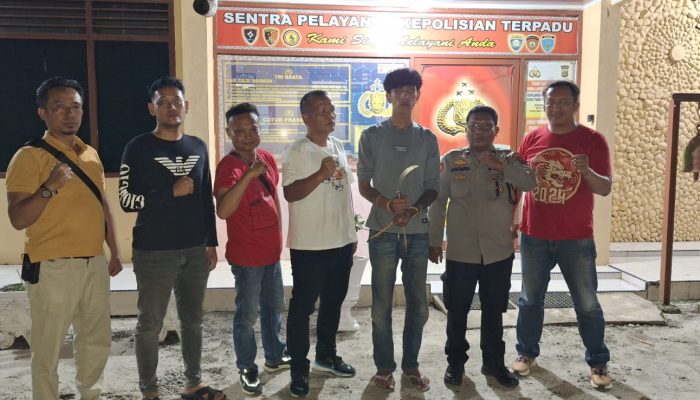 Polsek Gunung Malela Tangkap Pelaku Penganiayaan Pakai Arit, Buron 2 Bulan
