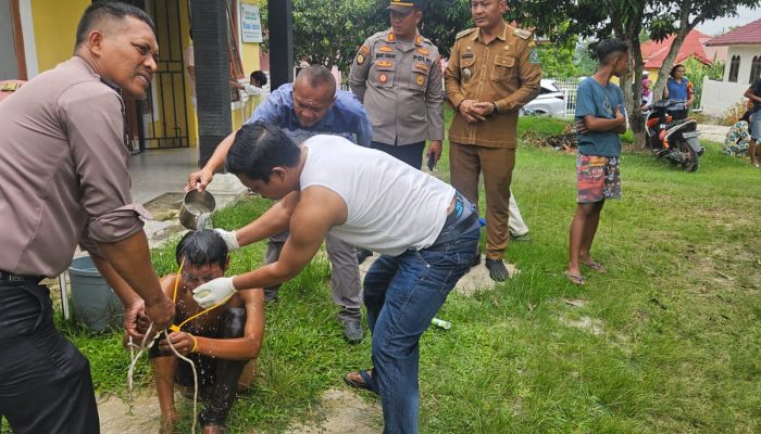 Resahkan Warga, Polisi Amankan ODGJ yang Gali Kuburan di TPU Pamatang Simalungun