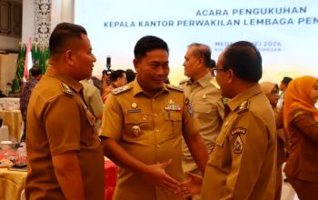 Wabup Samosir Hadiri Pengukuhan Kepala LPS Medan, Tegaskan Pentingnya Literasi Keuangan Daerah