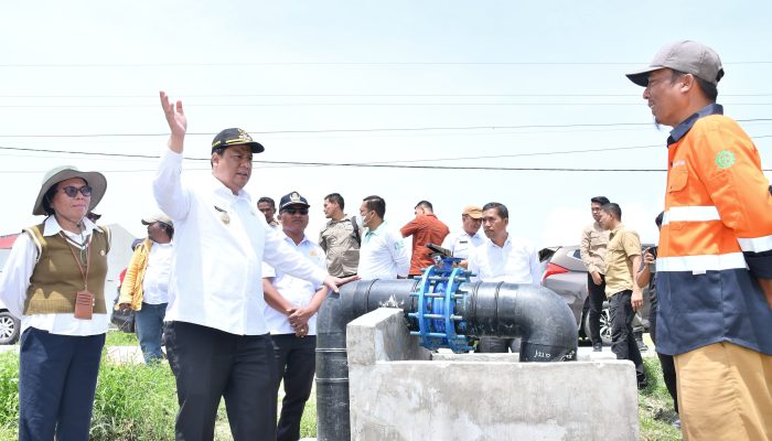 Bupati Samosir Tinjau PATS Desa Sibonor, 80 Hektare Sawah Bakal Dialiri Air Tenaga Surya