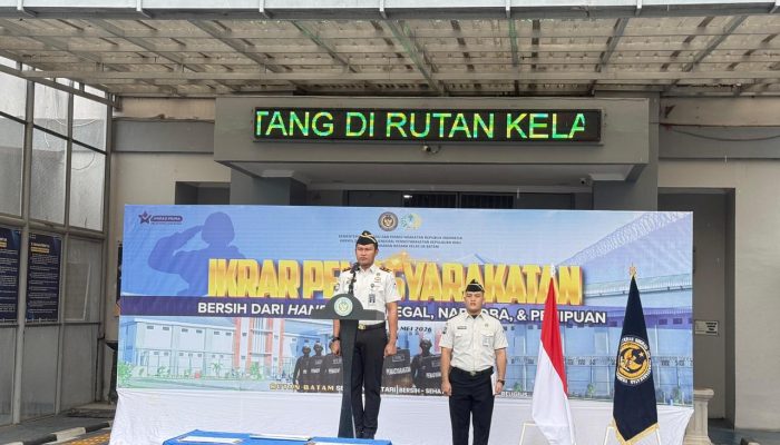 Rutan Batam Gelar Apel dan Razia Gabungan, Pastikan Bersih dari HP Ilegal dan Narkoba