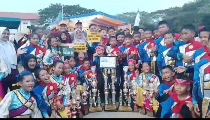 Drumband Gita Bahana SDN 010131 Pulau Rakyat Tua Borong 11 Trofi di UNAMBC 2026