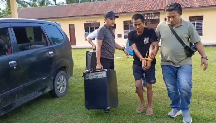 Polsek Tanah Jawa Ungkap Pencurian di Gereja, Pelaku SS Diamankan