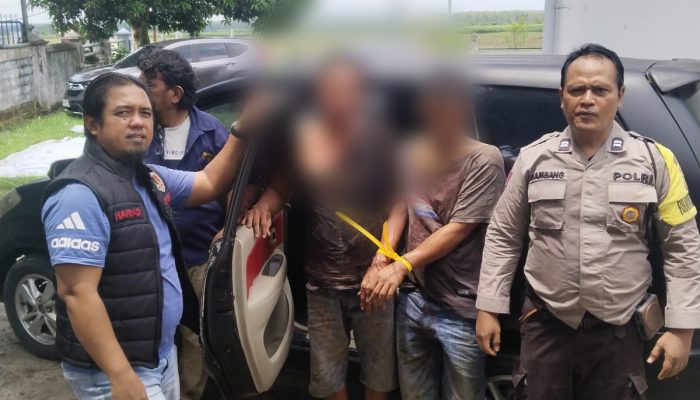 Dikepung Warga, Dua Pencuri Anak Lembu Dibekuk