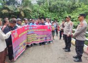 Kapolres Simalungun Resmikan Jembatan Bah Bolum Lewat Program Jembatan Merah Putih Presisi