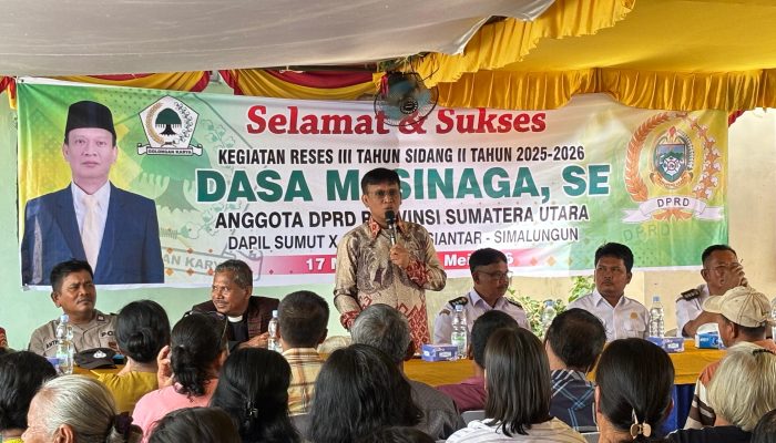 DPRD Sumut Gelar Reses di Simalungun, Warga Minta Perbaikan Jalan dan Irigasi