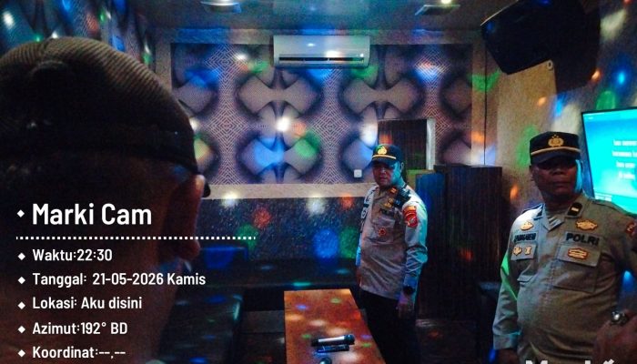 Razia THM dan Patroli Blue Light di Kecamatan Bandar