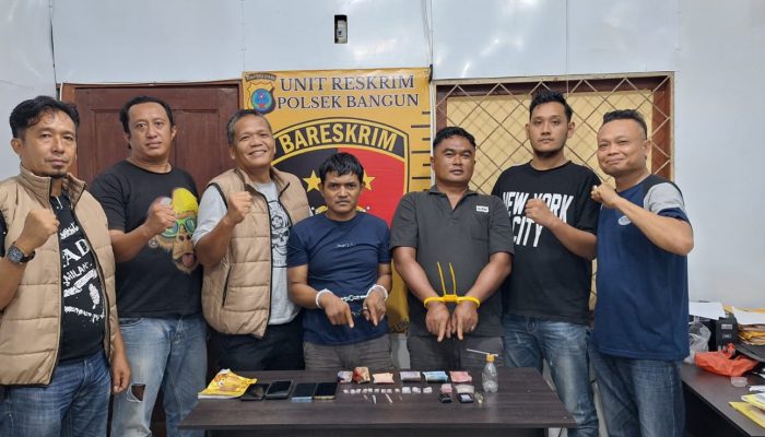 Grebek Rumah di Simalungun, Dua Pria Ditangkap Bersama Sabu 5,8 Gram,