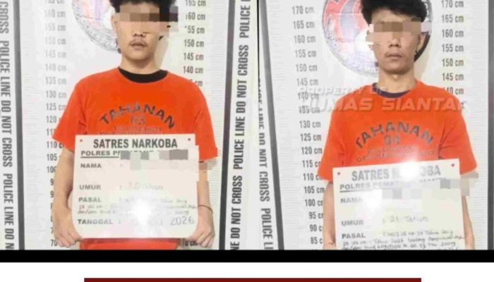Tim Narkoba Polres Pematangsiantar Ringkus Dua Pemuda Pengedar Ekstasi