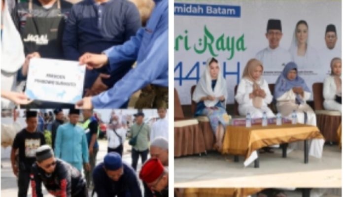 Plh Wali Kota Batam Serahkan Hewan Kurban Presiden Prabowo dan Wali Kota Amsakar di Masjid Agung Raja Hamidah