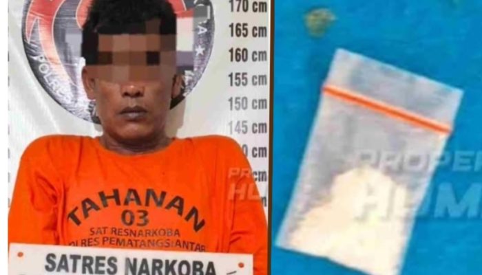 Seorang Pria di Siantar Marihat Diamankan Bersama Sabu 1,35 Gram
