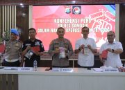 Polres Samosir Ungkap 4 Kasus Narkotika, 7 Tersangka dan 1.219 Jiwa Diselamatkan Selama Operasi Antik Toba 2026