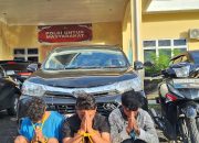 URC Jatanras Simalungun Ringkus 3 Pelaku Curanmor, Mobil Avanza Disita