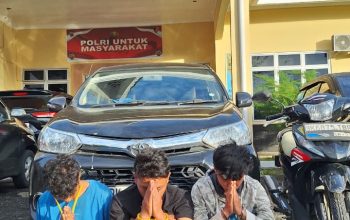 URC Jatanras Simalungun Ringkus 3 Pelaku Curanmor, Mobil Avanza Disita