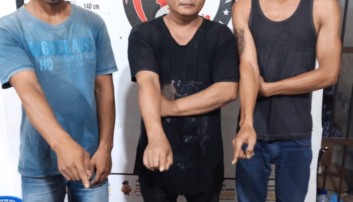 Polsek Tanah Jawa Ungkap Kasus Sabu di Hatonduhan, 3 Pria Diamankan