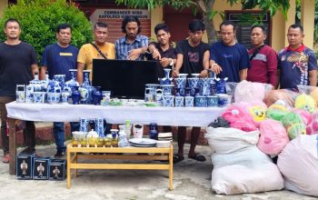 4 Pelaku Curi Isi Rumah Kosong Ditangkap, Kerugian Rp80 Juta