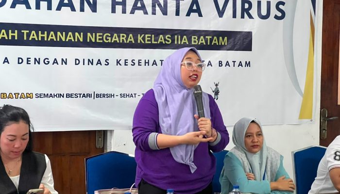 Cegah Penyebaran Hantavirus, Rutan Batam Gandeng Dinkes Gelar Sosialisasi untuk Warga Binaan