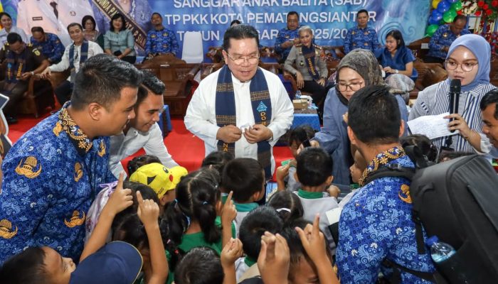 Wesly Bersama Bunda PAUD Liswati Lepas 784 Anak PAUD-SAB Siantar: “Jadilah Bintang yang Membanggakan”