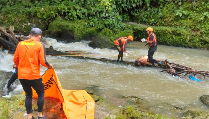 3 Hari Hilang di Sungai Bah Tongguran, Mula Tua Sirait Ditemukan Meninggal 4 Km dari Lokasi Jembatan Patah