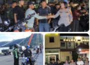 Polres Samosir Tertibkan 32 Motor Knalpot Brong di Pangururan, Dukung Kenyamanan Wisata Danau Toba