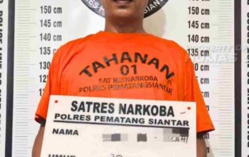 Sat Resnarkoba Polres Pematangsiantar Tangkap Pemuda Miliki 21,66 Gram Ganja di Siantar Sitalasari