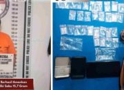 Wanita 49 Tahun Diamankan Satresnarkoba Siantar, 32 Paket Sabu 15,7 Gram Disita di Warung Kopi