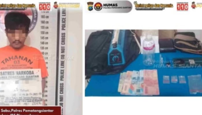 Pria 28 Tahun Diamankan Satresnarkoba Siantar Bersama Polsek Siantar Utara, 3 Paket Sabu Disita