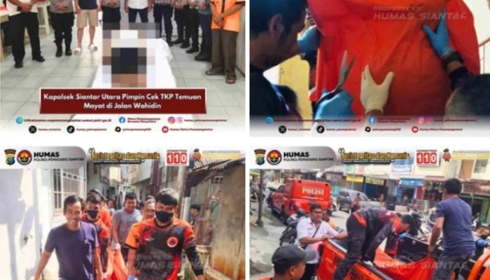 Warga Siantar Utara Temukan Mayat Gantung Diri di Rumah, Kapolsek Siantar Utara Cek TKP