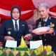 HUT Bhayangkara ke-80 di Pematangsiantar. Wawako Herlina Potong Kue, TNI-Polri Perkuat Soliditas