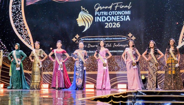 Bupati Anton & Ketua TP PKK Simalungun Hadiri Grand Final Putri Otonomi Indonesia 2026 di Deli Serdang