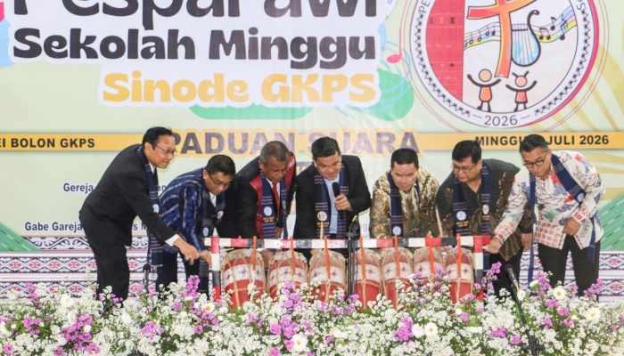 Wali Kota Wesly Buka Pesparawi Sekolah Minggu GKPS 2026: Investasi Terbaik adalah Pendidikan Rohani