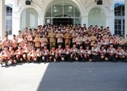 75 Pramuka Pematangsiantar Dilepas Ikuti Jambore Daerah Sumut XI di Sibolangit
