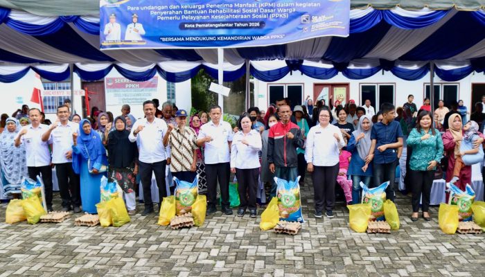 Pemko Pematangsiantar Salurkan Bantuan Rehabilitasi Sosial Dasar 2026 untuk 1.456 KPM