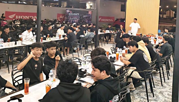 55 Bikers Honda Vario Pererat Kekerabatan Lewat Vario Street Nation di Batam