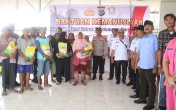 Polres Simalungun Salurkan Bantuan untuk 161 Rumah Korban Angin Puting Beliung di Talun Rejo