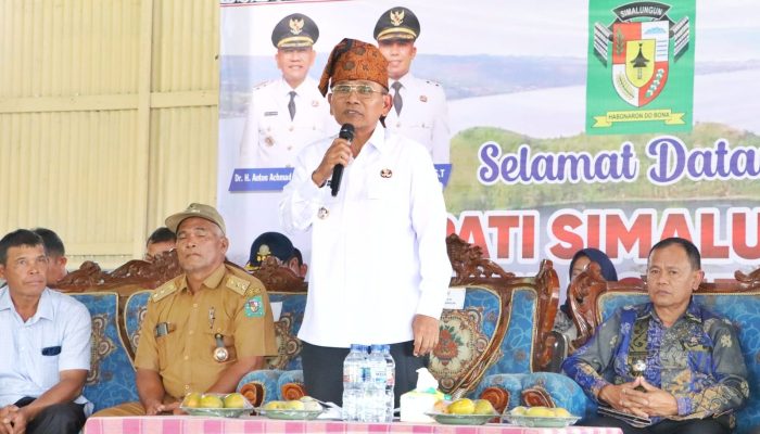 Bupati Anton Saragih Gelar Pelayanan Publik Terpadu di Siboras, Komitmen Pembangunan Hingga ke Nagori