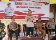 Kapolres Simalungun AKBP Marganda Aritonang Kunker ke 3 Polsek, Tekankan Soliditas dan Pemberantasan Narkoba