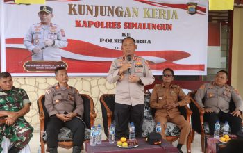 Kapolres Simalungun AKBP Marganda Aritonang Kunker ke 3 Polsek, Tekankan Soliditas dan Pemberantasan Narkoba