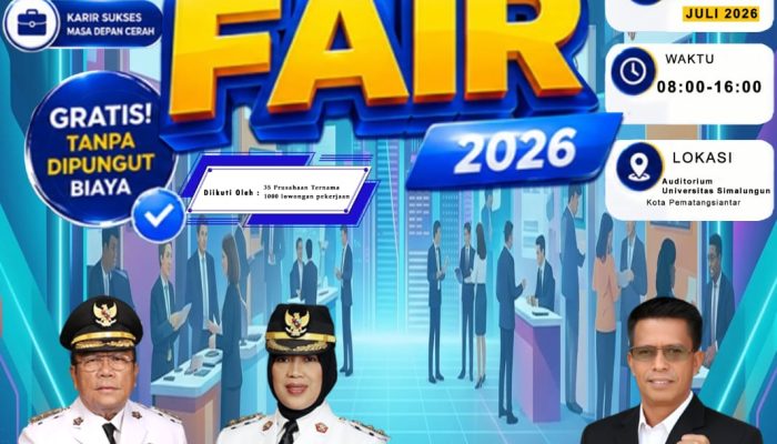 Pemko Siantar Gelar Job Fair 2026, Sediakan 1.000 Lebih Lowongan Kerja. Digelar 2 Hari, 35 Perusahaan Ikut Serta
