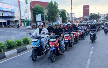 60 Pengguna Honda BeAT Jelajahi Ikon Kota Tanjungpinang Lewat BeAT Ride & Explore